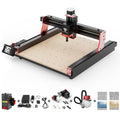 Twotrees TTC450 PRO CNC Router Machine + TC20 Laser Module + 500W Motor + 4th Axis Module + Vacuum Cleaner +End Mills