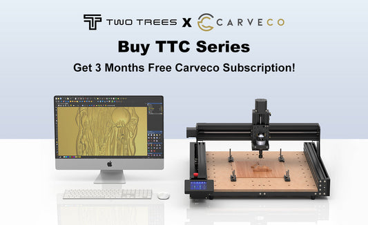 TwoTrees & Carveco: $150-worth perks for CNC Users