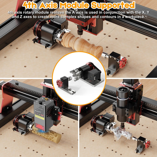 How to Use a 4th Axis Rotary with Your 3-Axis CNC Router: A Complete Beginner’s Guide