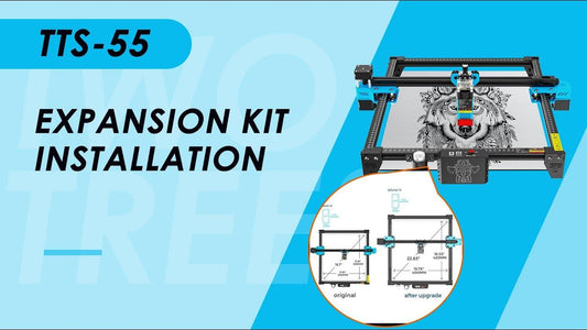 TWO TREES | HOW TO INCREASE TTS-55 ENGRAVING AREA WITH EXPANSION KIT - TwoTrees Official Shop
