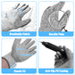 Twotrees Cut-resistant gloves L level 5 cut-resistant PU