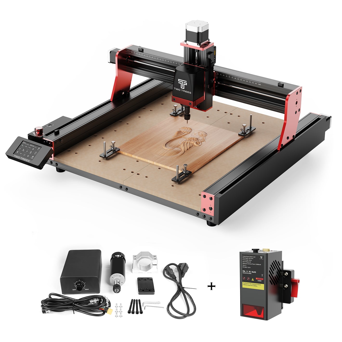 Twotrees TTC450 PRO CNC Router Maszyna (Bezpośrednia wysyłka z UE i USA, VAT wliczony)