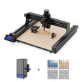 Maszyna frezująca CNC Twotrees TTC450 + moduł laserowy 20W + silnik 500W + moduł 4 osi + frezy końcowe