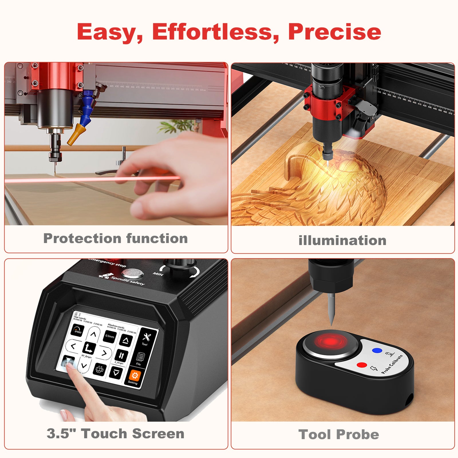 Twotrees TTC6050 CNC Router Machine for Desktop Engraving