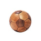 Teak Solid Wood Football Luban Mortise And Tenon Teak Splicing Crafts Bedroom Study Living Room Fan Gift - TwoTrees Official Shop