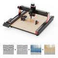 Maszyna frezarska CNC Twotrees TTC450 PRO + silnik 500W + 4. oś CNC obrotowa + frezy końcowe